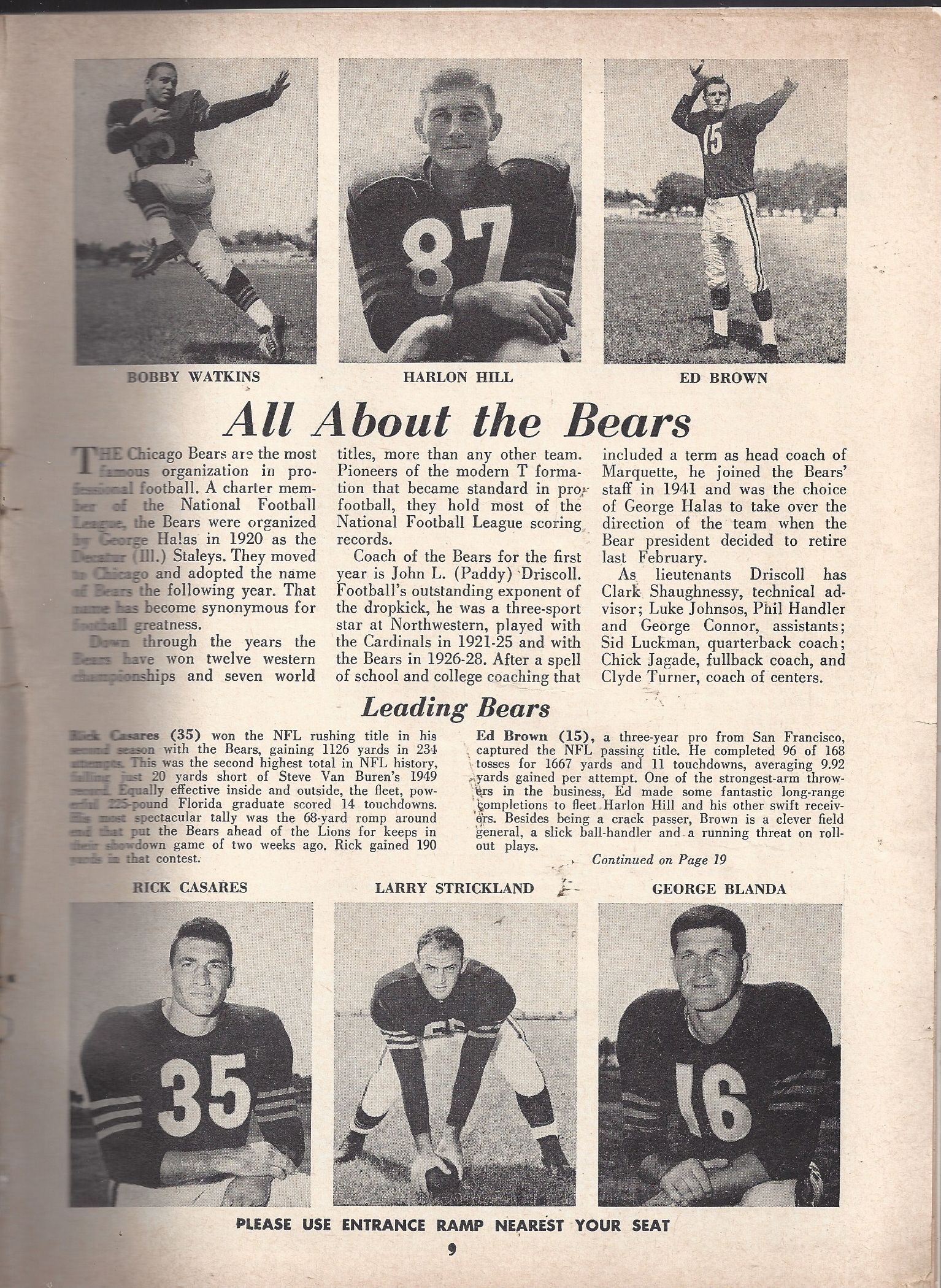 Lot Detail - 1941 NFL CHAMPIONSHIP GAME PROGRAM (CHICAGO BEARS VS