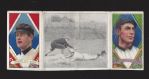 1912 T202 Triple Fold Card - Hal Chase & Harry Wolter