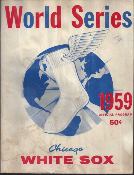 1959 World Series Program at Comiskey Park 