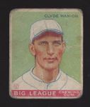 1933 Goudey Card - Clyde Manion 
