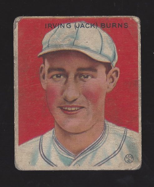 1933 Goudey Card - Jack Burns 