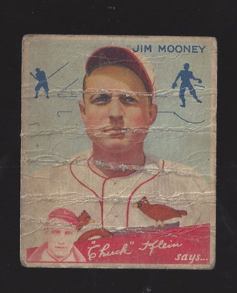 1934 Goudey Card - Jim Mooney