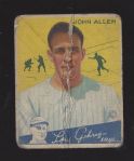 1934 Goudey - John Allen (#2)
