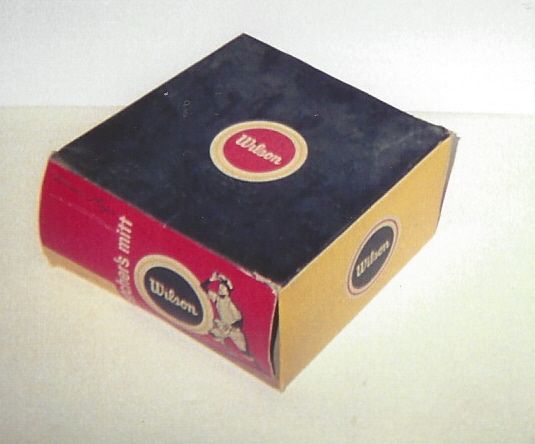 C. Late 1960's Wilson Sporting Goods Catcher's Mitt Empty Display Box 