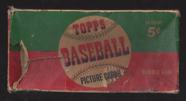 1954 Topps Baseball Empty Wax Display Box 