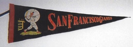 C. Early 1960's San Francisco Giants Felt Pennant 