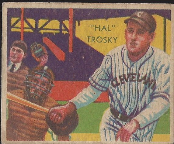 1935 Hal Trosky (HOF) Diamond Star Baseball Card 