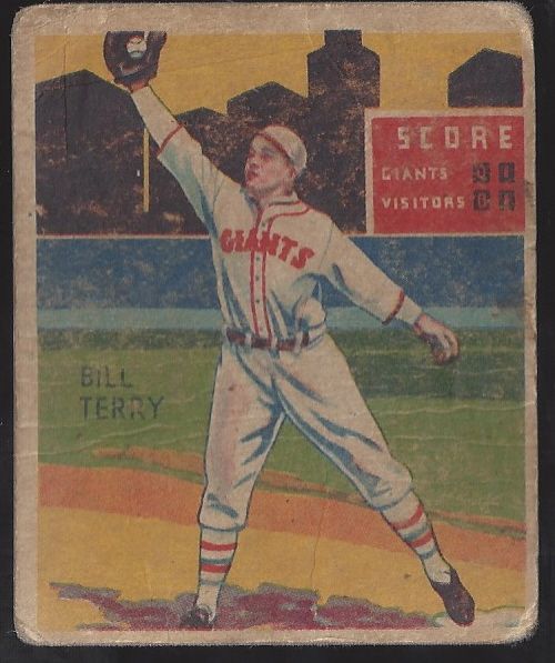 1935 Bill Terry (HOF) Diamond Star Card 