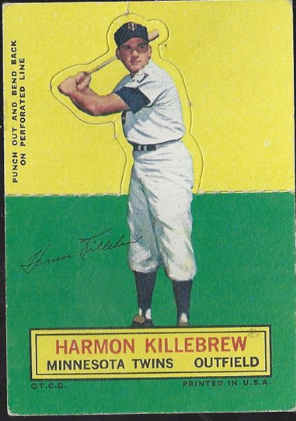 1964 Harmon Killebrew (HOF) Topps Stand-Up Card 