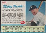 1962 Mickey Mantle (HOF) Post Cereal Card 