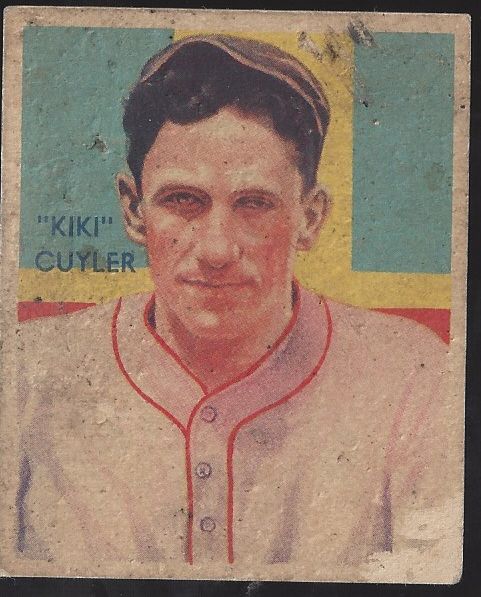 1935 KiKi Cuyler (HOF) Diamond Stars Card 