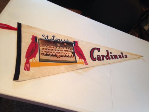1962 St. Louis Cardinals Team Picture Pennant 