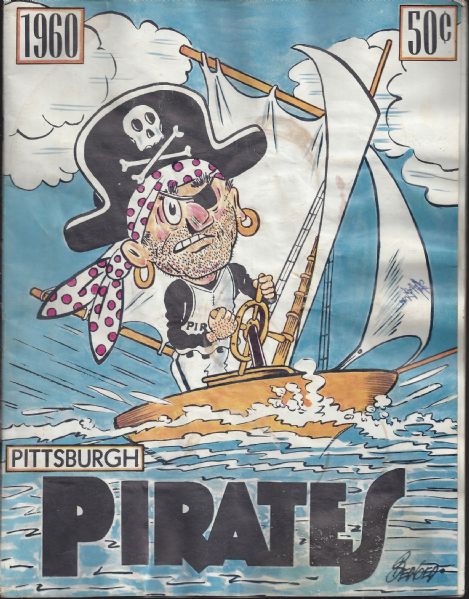 1960 Pittsburgh Pirates (World Champs) Official Yearbook 