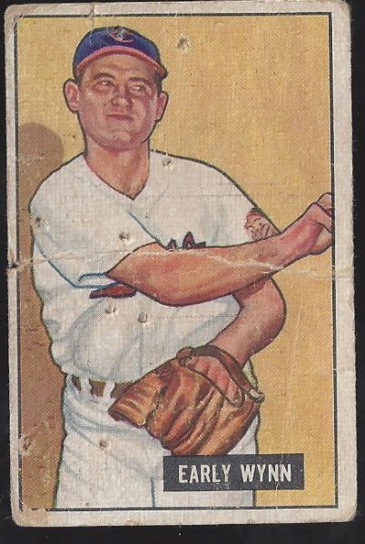 1951 Early Wynn (HOF) Bowman Baseball Card 