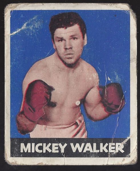 1948 Mickey Walker Leaf Boxing Card