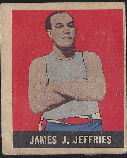 1948 Jim Jeffries Leaf Boxing Card 
