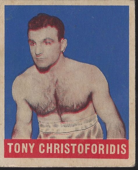 1948 Tony Christoforidis Leaf Boxing Card 