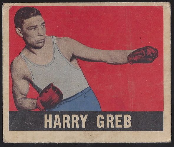 1948 Harrry Greb Leaf Boxing Card 