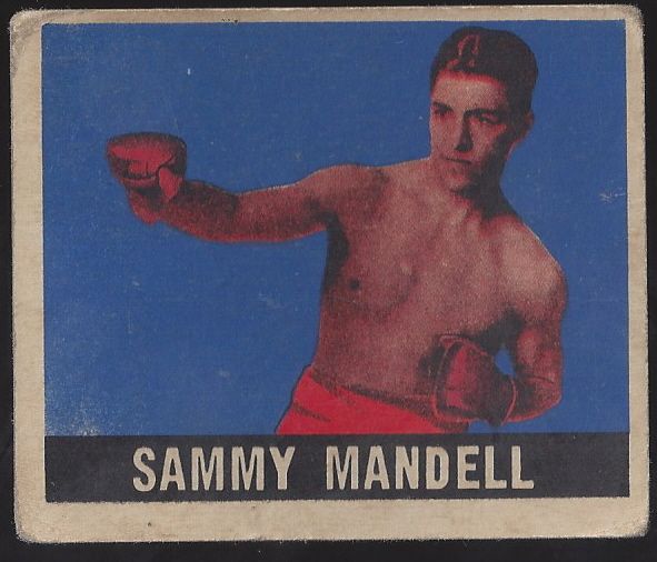 1948 Sammy Mandell Leaf Boxing Card 
