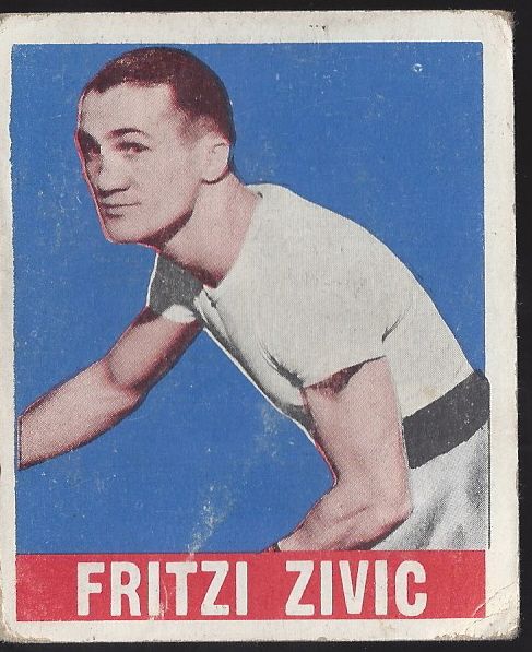 1948 Fritzi Zivic Leaf Boxing Card