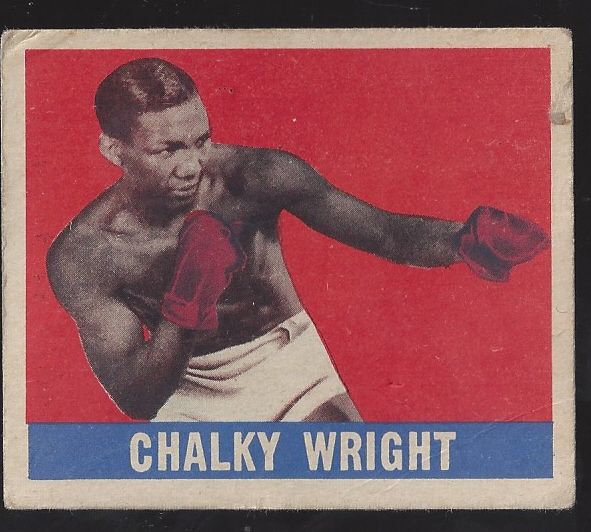 1948 Chalky Wright  Leaf Boxing Card 