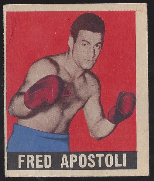 1948 Fred Apostoli Leaf Boxing Card