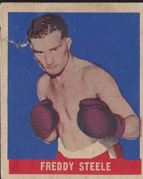 1948 Freddy Steele Leaf Boxing Card 
