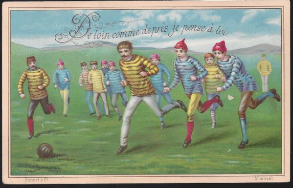 Circa Turn of The Century (1900's) Soccer Trade Card
