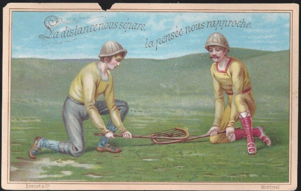 C. Turn of the Century (1900's) Lacrosse Trade Card