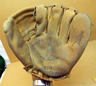 1950's/60's Tito Francona (Cleveland Indians) Rawlings  Fielders Glove 