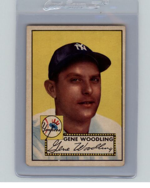 1952 Gene Woodling (NY Yankees) Topps Baseball Card 
