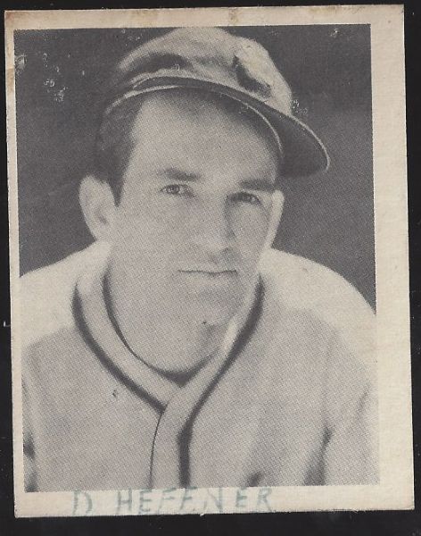 1939 Don Heffner Playball Series Baseball Card 