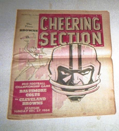 1964 NFL Championship Game (Browns vs Colts) Preview Section 
