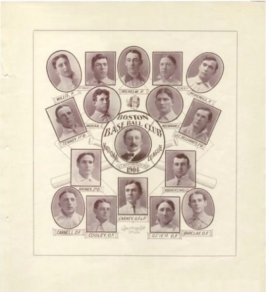 1904 Boston Braves (NL) W601 Sporting Life Composite