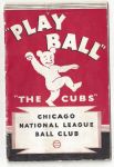 1934 Chicago Cubs Small Size Unofficial Yearbook 