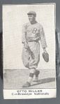 1921 Otto Miller W575-1 Baseball Strip Card