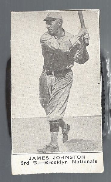 1921 James Johnston W575 - 1 Baseball Strip Card