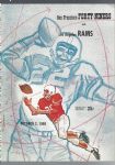 1960 LA Rams vs SF 49ers (NFL) Program at Kezar Stadium