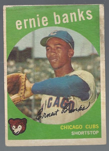 1959 Ernie Banks (HOF) Topps Baseball Card