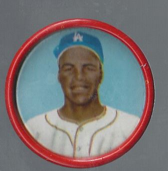 1963 Tommy Davis (LA Dodgers) High Grade Salada Junket Coin