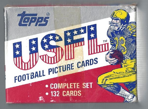 1985 Topps  USFL Complete Set of (132) Cards 