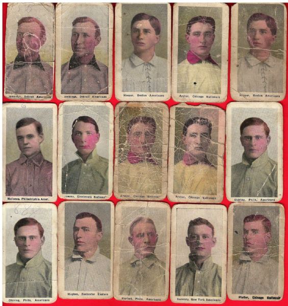 1911 M116 Hartsel (Philadelphia A's) Sporting Life Baseball Card