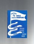 1960 Baltimore Colts (NFL - Reigning World Champions) Press Guide