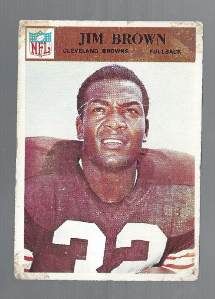 1966 Jim Brown (Philadelphia  Gum) Football Card