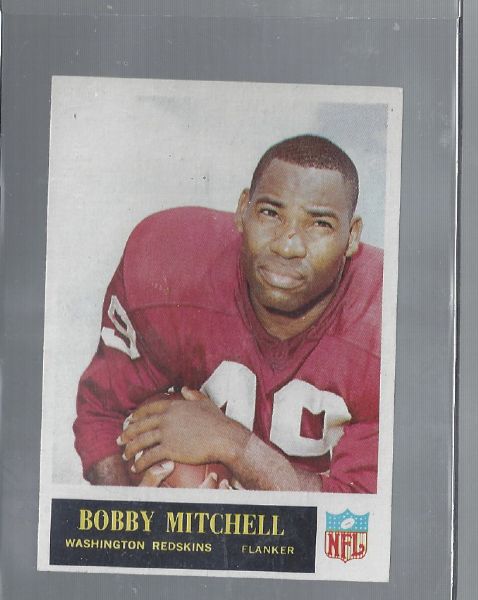 1965 Bobby Mitchell (HOF) Philadelphia Gum Football Card