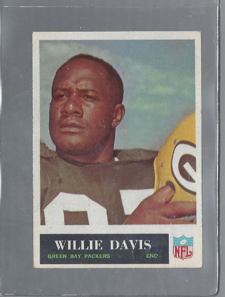 1965 Willie Davis (HOF) Better Grade Philadelphia Gum Football Card