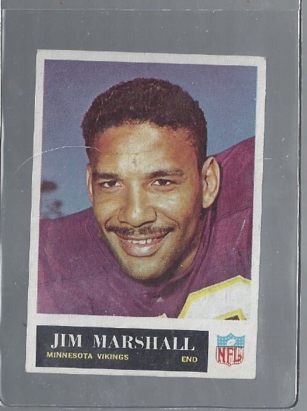 1965 Jim Marshall (Minnesota Vikings) Better Grade Philadelphia Gum Football Card