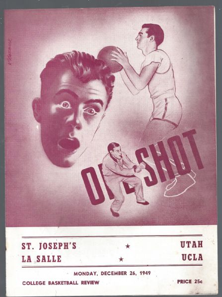 1949 College Basketball Doubleheader - St. Joe's vs. Utah and LaSalle vs. UCLA