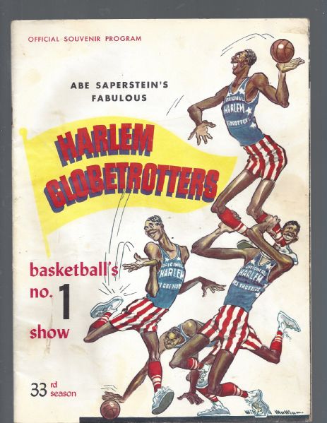 1959 Harlem Globetrotters Official Program