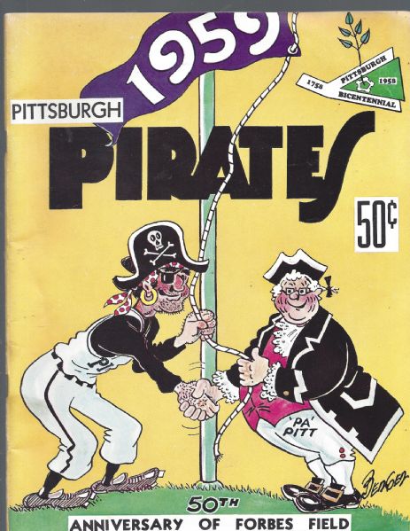 1959 Pittsburgh Pirates High Grade Yearbook